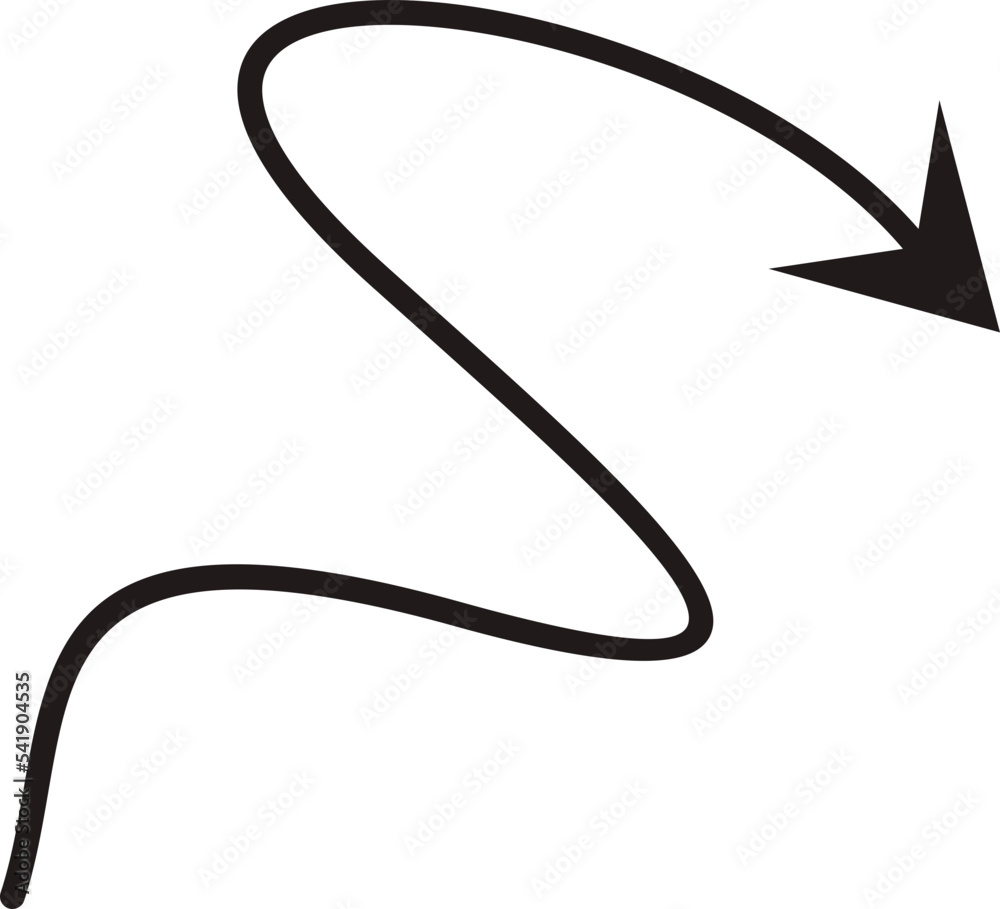 Simple Arrow Shape Vector