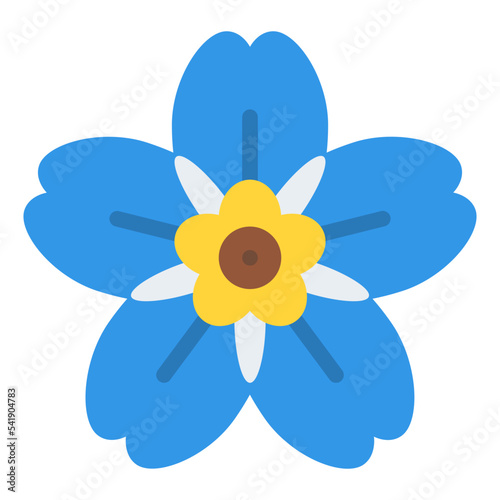 alpine forget me not flower
