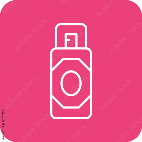Primer Line Round Corner Background Icon
