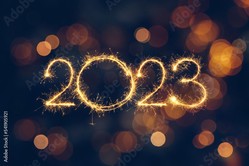 Obraz na płótnie Beautiful template web banner for New Year 2023
