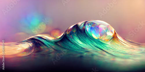 abstract background with waves