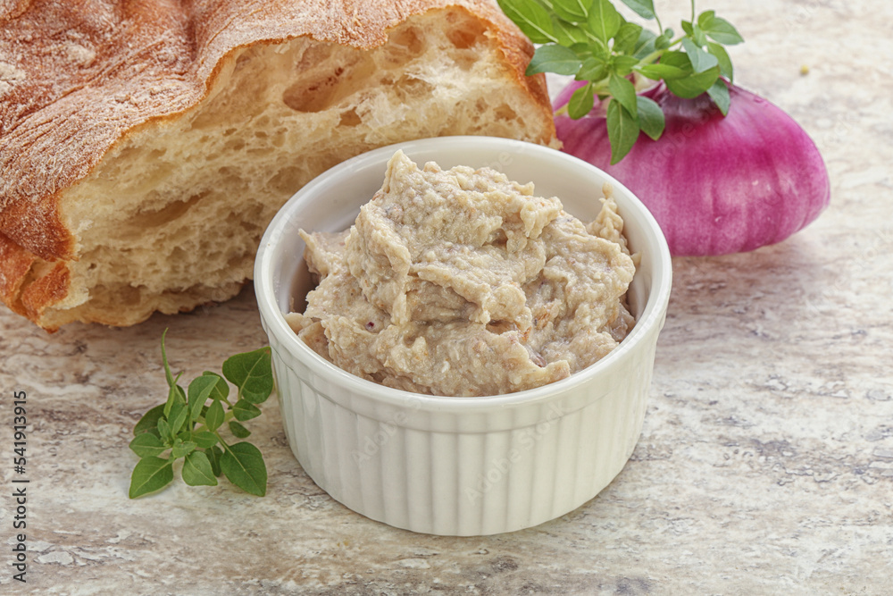 Jewish traditional cuisine herring mousse Forsmak Jewish traditional cuisine herring mousse Forsmak