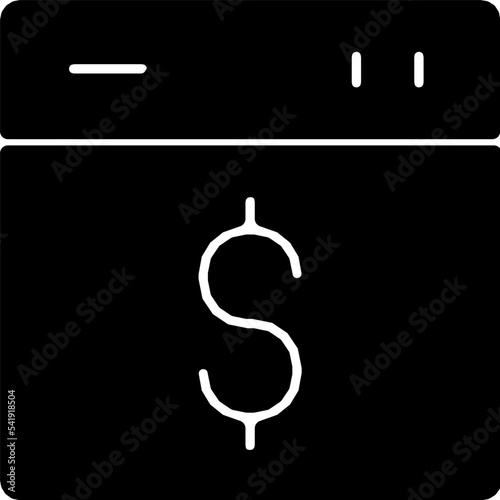 Website with Dollar Sign
