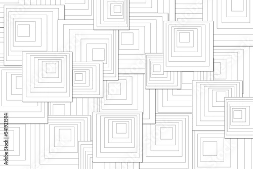 abstract linear background with squares. Black and white squares