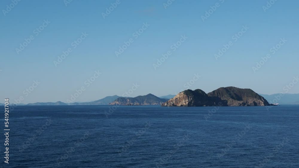 View from a Large Ferry from Tokyo to Kyushu in the Pacific Ocean View from a Large Ferry from Tokyo to Kyushu in the Pacific Ocean