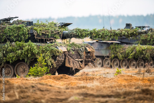 2022-10-29 Pabrade Lithuania main battle tank Leopard 2 A6 Version by the German Armed Forces