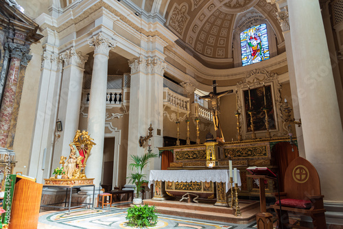 Recanati. Marche. The church of S. Agostino photo