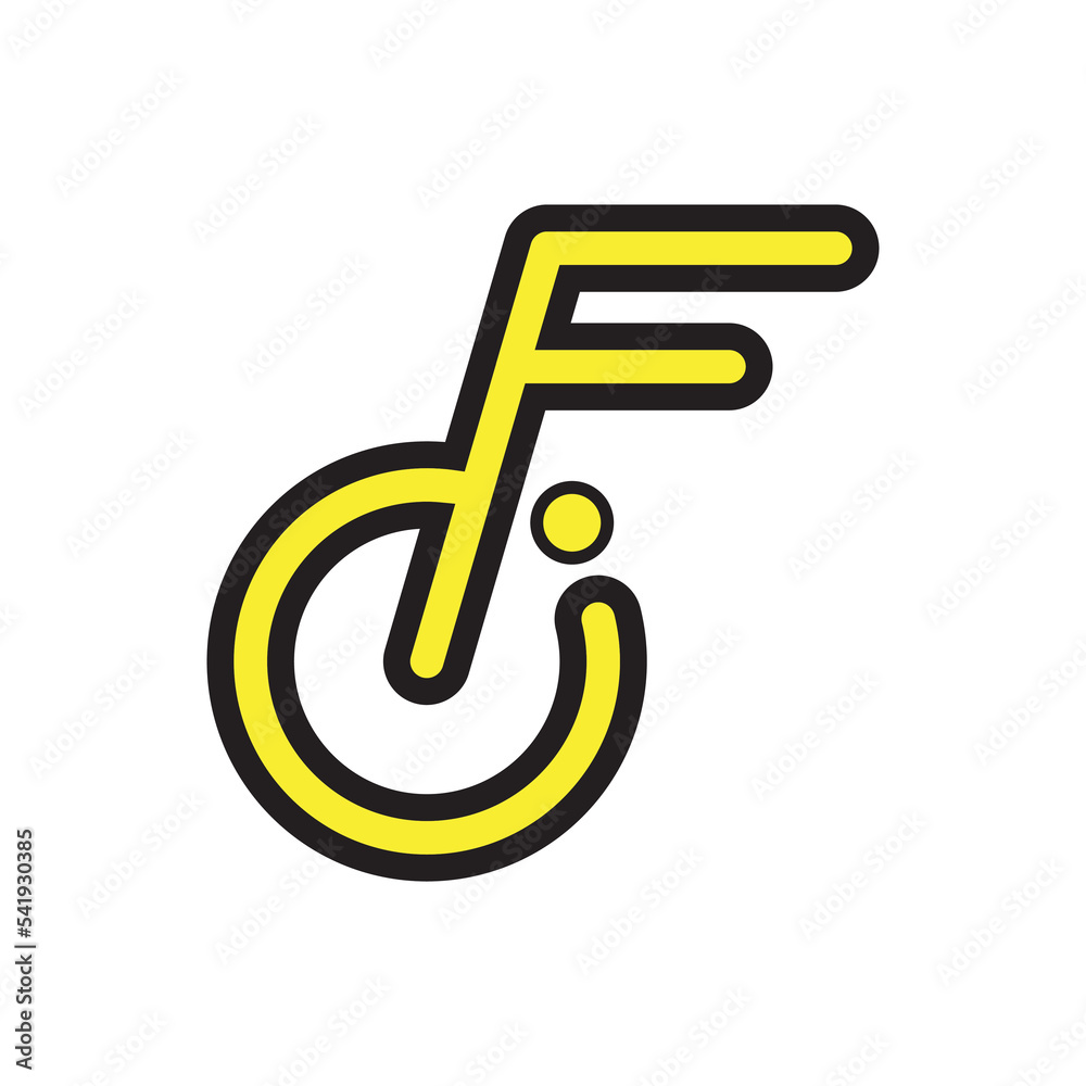 OF logo design, icon vector, FO logo design, icon vector. OF logo design, icon vector, FO logo design, icon vector.
