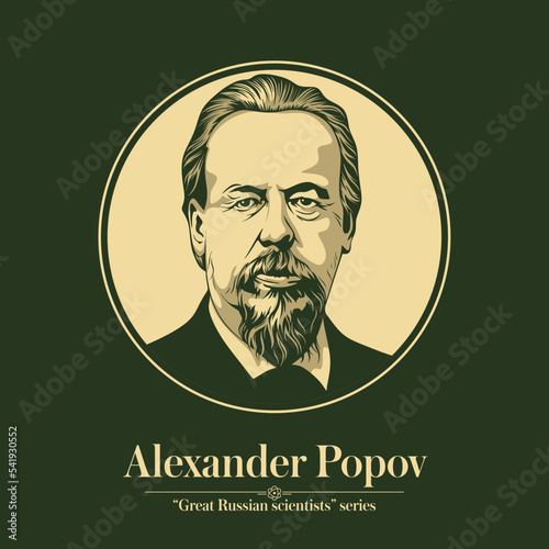 The Great Russian Scientists Series. Alexander Popov was a Russian physicist, who was one of the first persons to invent a radio receiving device.