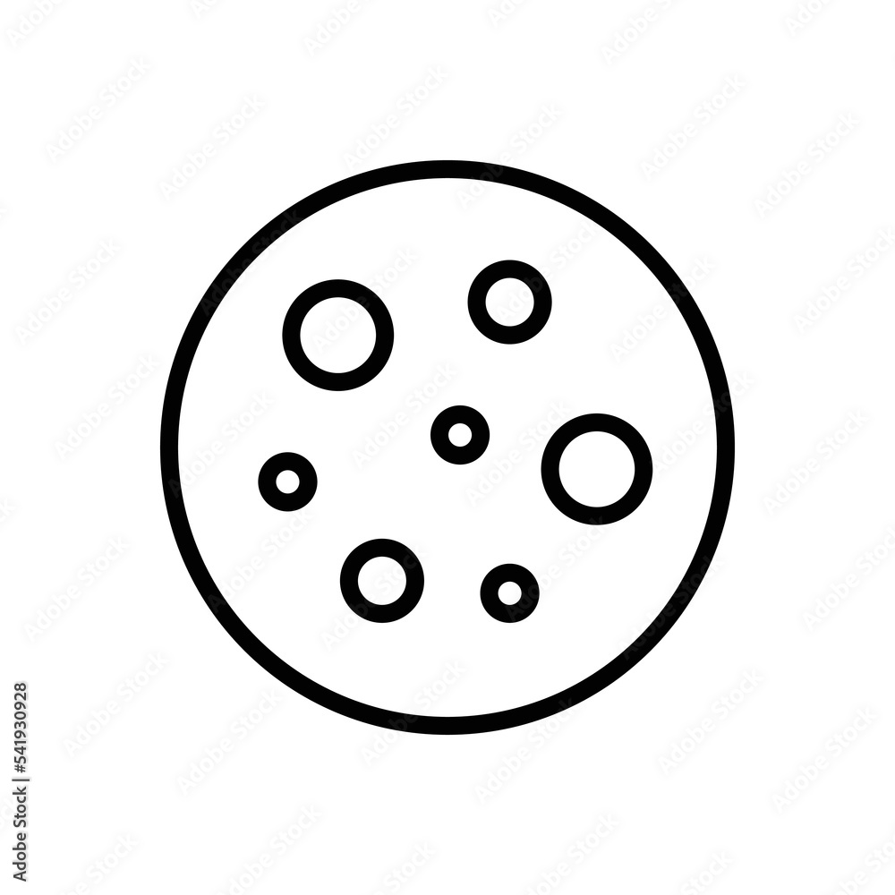 cookies icon vector design template in white background cookies icon vector design template in white background