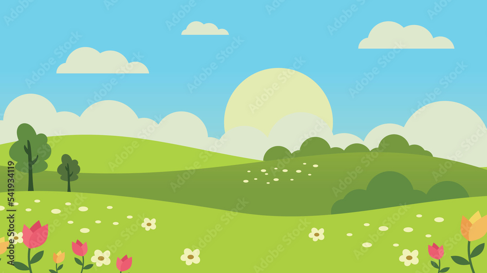 green garden flower and leaves garden background green garden flower and leaves garden background