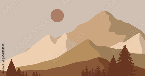 nature photo landscape mountains high valley brown soil