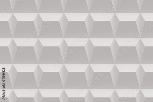 White acoustic sound proof soft foam seamless texture. Pattern of wall of music recording studio. Polyurethane insulation material. Abstract background. Vector illustration