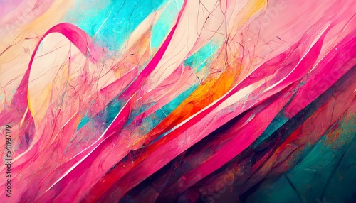 Colorful abstract organic shade lines as wallpaper texture background