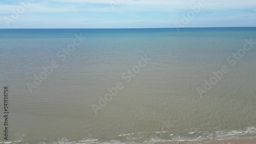 Seascape aerial view in day time , Natural view for travel destination for relax and vacation time.