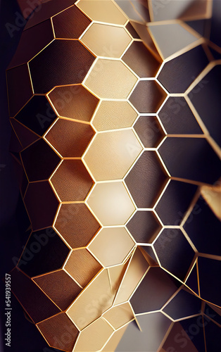 Luxury honeycomb texture