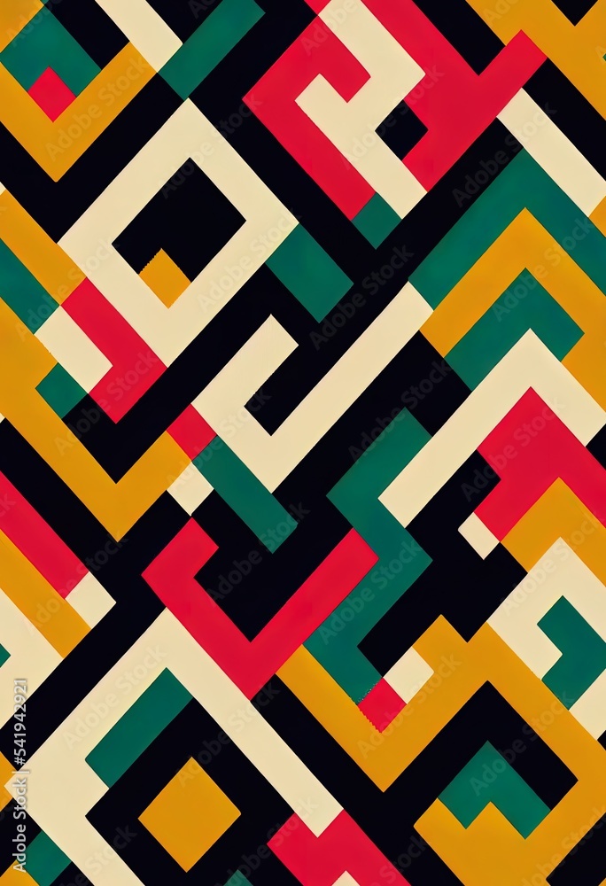 Unique Geometric 2d illustrated Seamless Pattern made in ethnic style. Aztec textile print. African traditional design. Creative boho pattern. Perfect for site backgrounds, wrapping paper and fabric Unique Geometric 2d illustrated Seamless Pattern made in ethnic style. Aztec textile print. African traditional design. Creative boho pattern. Perfect for site backgrounds, wrapping paper and fabric