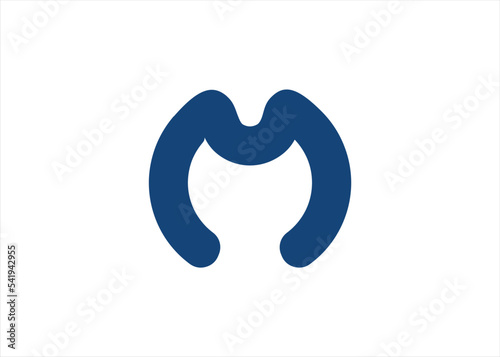 m logo design template