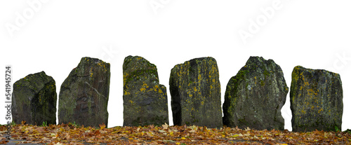 isolated stone monument
