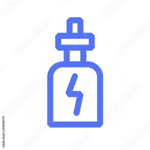 sport energy drink bottle sports water line icon