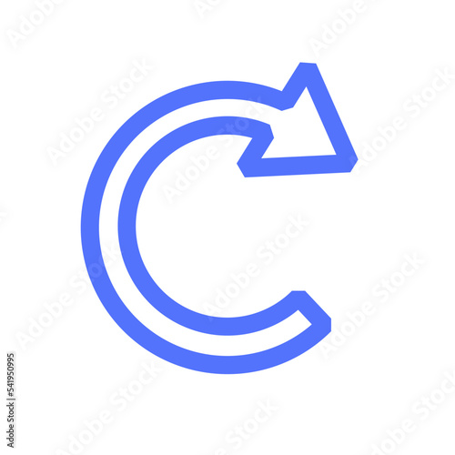 text edit redo arrow editor refresh right line icon