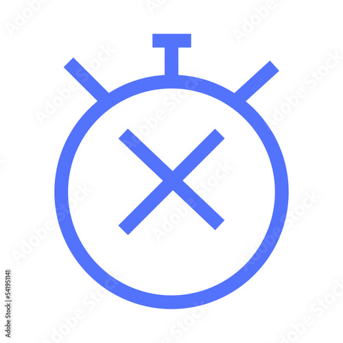 Free Download time remove stopwatch delete timer cancel line icon - GFXLoad