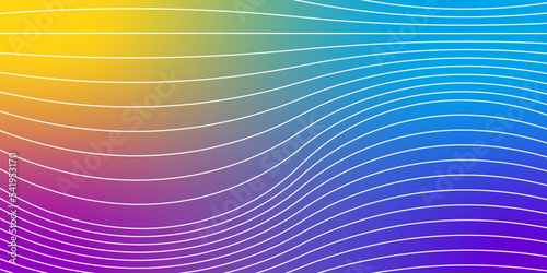 Abstract rainbow wave background