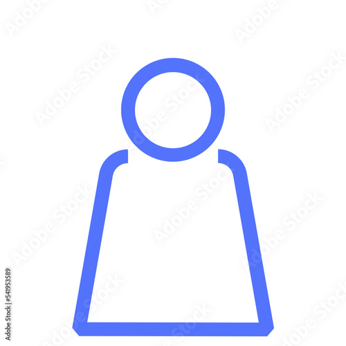 account avatar multimedia profile user line icon