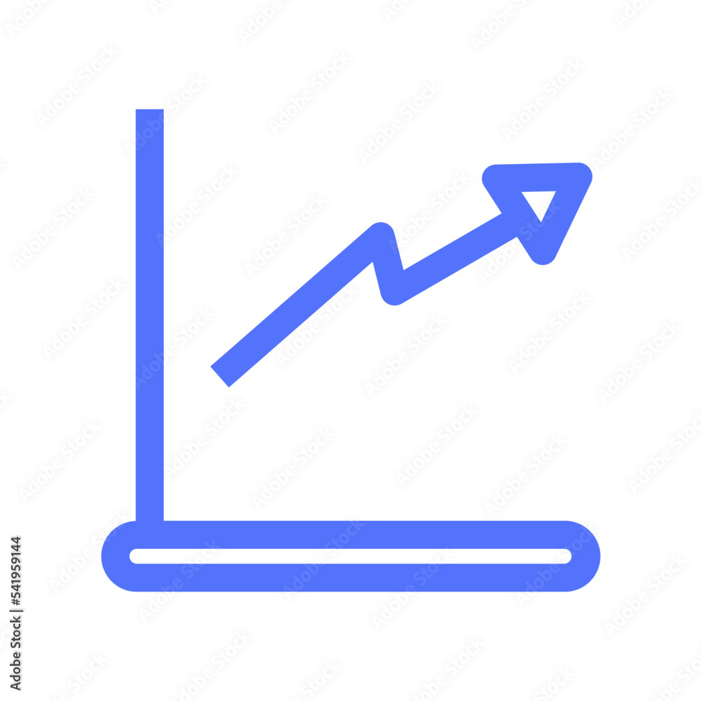 chart digital marketing statistics line icon