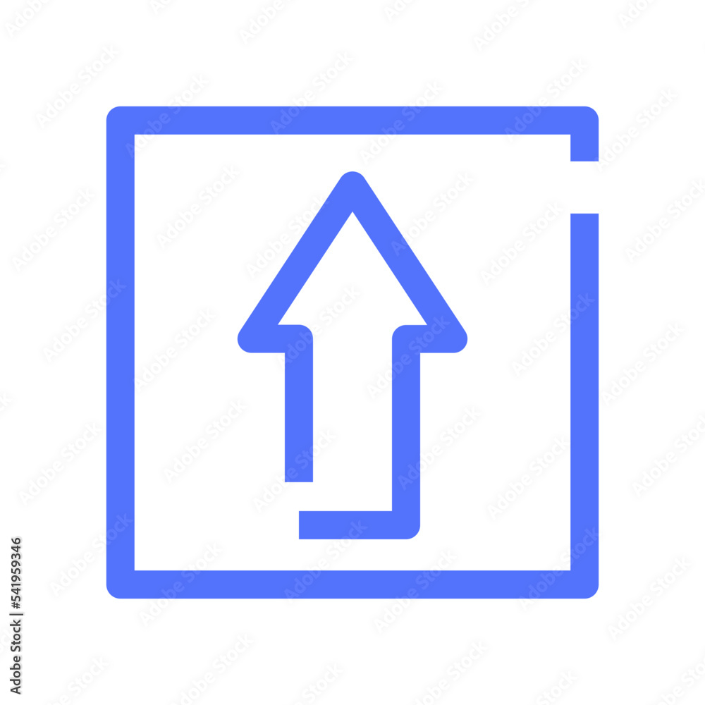 arrow direction gps location navigation up line icon arrow direction gps location navigation up line icon