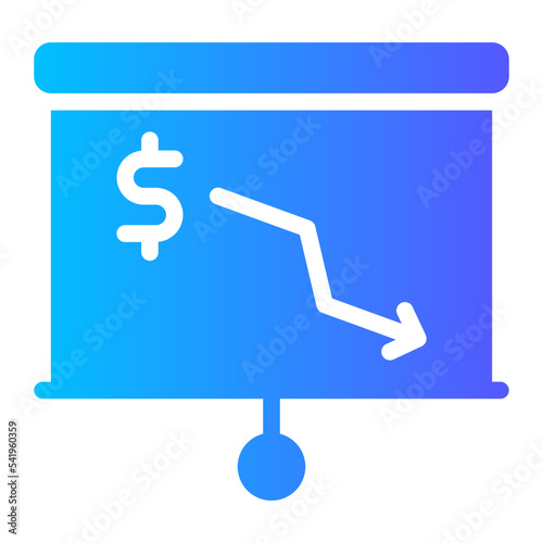 presentation gradient icon