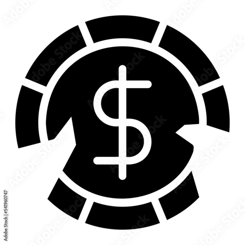 coin glyph icon