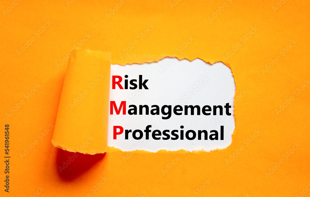 Rmp Risk RMP risk management professional symbol. Concept words RMP risk ...