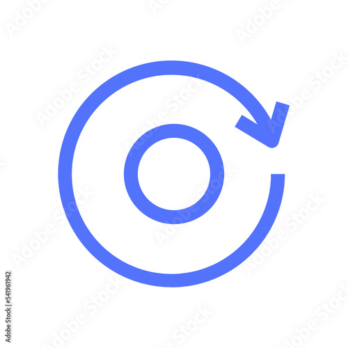 arrow direction navigation refresh reload line icon