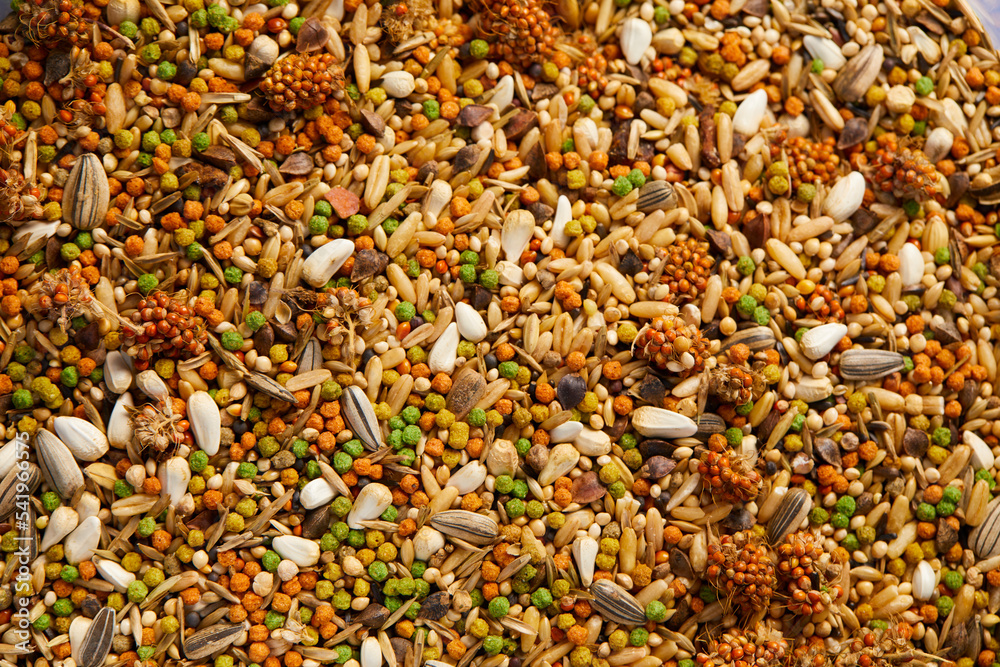 Texture of rice and seed stock combination. Texture of rice and seed stock combination.