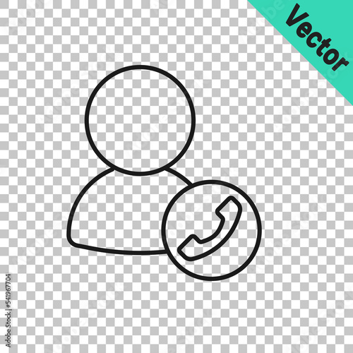 Black line Video chat conference icon isolated on transparent background. Online meeting work form home. Remote project management. Vector