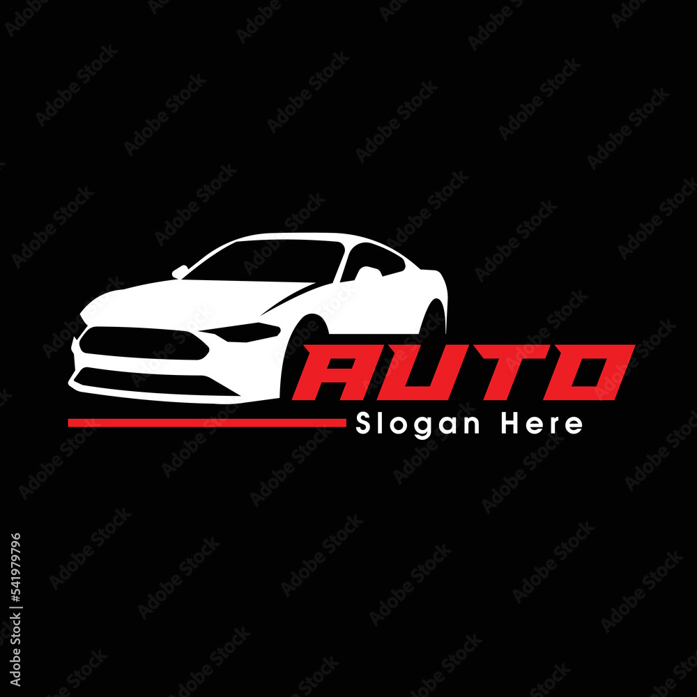 modern car logo template vector design