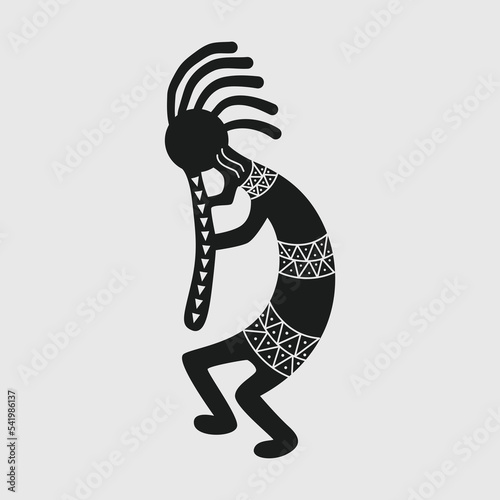 Kokopelli Svg Cut File | Tribal Kokopelli Svg | Kokopelli Sedona Svg | Kokopelli Southwest Svg | Humpbacked Flute Player Svg | Tattoo Design photo