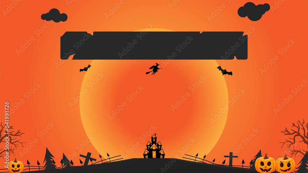 Halloween festival background for paste text decorate the site more