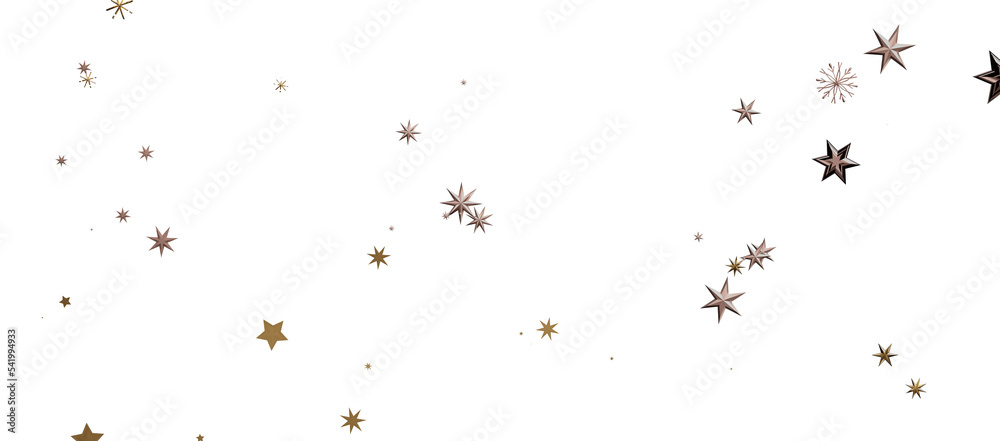 Obraz premium Winter christmas sky with falling snow