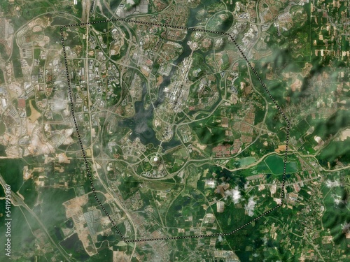 Putrajaya, Malaysia. High-res satellite. No legend