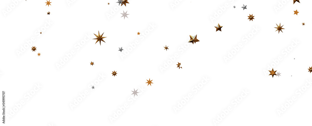A gray whirlwind of golden snowflakes and stars. New A gray whirlwind of golden snowflakes and stars. New