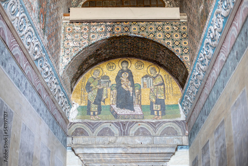 interior of the Hagia Sophia Museum photo
