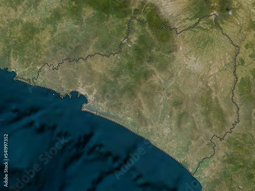 Colima, Mexico. Low-res satellite. No legend photo