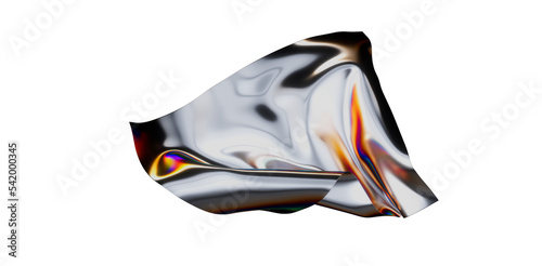Принти на полотні Abstract fluid gradient shape flowing