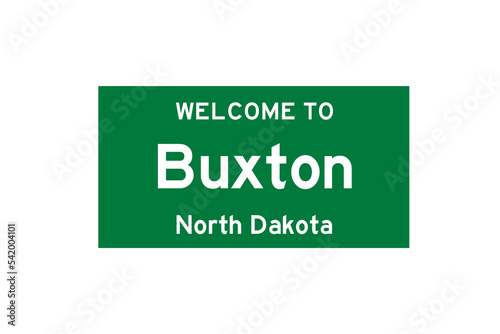 Obraz na płótnie Buxton, North Dakota, USA