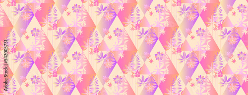 Decorative tropical flower ...