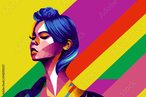 Girl expresses tolerance for lgbtq+ pride, rainbow paraphernalia, pride
