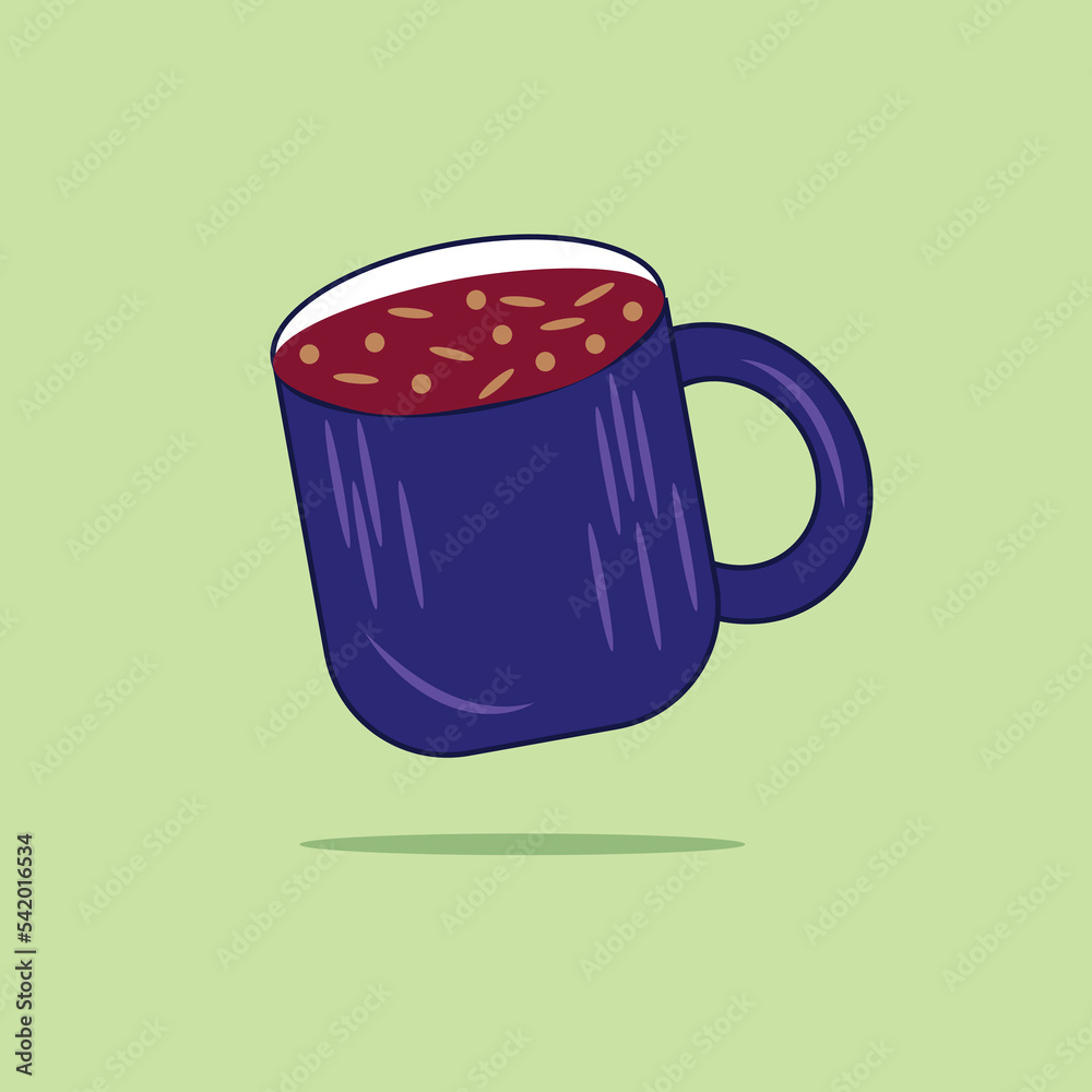 Coffee Mug Design . vector illustration art. Coffee Mug Design . vector illustration art.