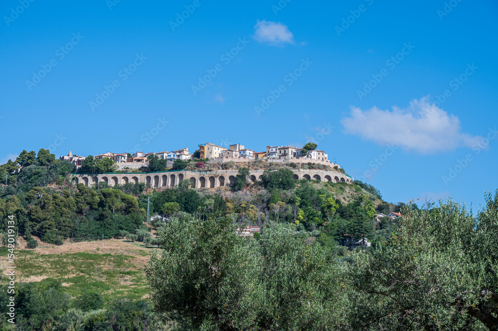 The panorama of Silvi in Abruzzo
